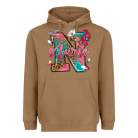Toasted Coconut western nurse Heavyweight Hoodie - texasbilliewilder