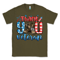 Army Green thank you veteran Classic Tee - MaliasSmallBusiness