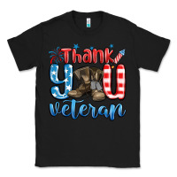 Black thank you veteran Classic Tee - MaliasSmallBusiness