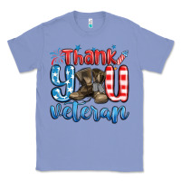Colony Blue thank you veteran Classic Tee - MaliasSmallBusiness