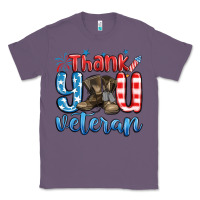 Lavender thank you veteran Classic Tee - MaliasSmallBusiness