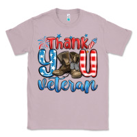 Lilac thank you veteran Classic Tee - MaliasSmallBusiness
