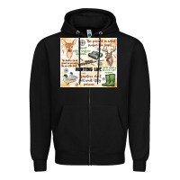 Black hunting life Zipper Hoodie - MaliasSmallBusiness