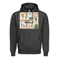 Charcoal Heather hunting life Zipper Hoodie - MaliasSmallBusiness