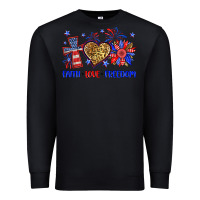 Black faith love freedom Premium Sweatshirt - Neo Western