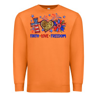 Carrot faith love freedom Premium Sweatshirt - Neo Western