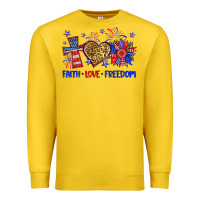 Lemon faith love freedom Premium Sweatshirt - Neo Western