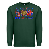 Sports Green faith love freedom Premium Sweatshirt - Neo Western
