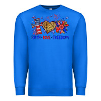 True Royal faith love freedom Premium Sweatshirt - Neo Western