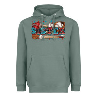 Sage sister baseball Heavyweight Hoodie - Zillion Design Studio