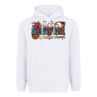 White sister baseball Heavyweight Hoodie - Zillion Design Studio