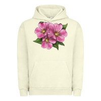 Pigment Pistachio Wild Prairie Rose Illustrations Urban Hoodie - LillyAllenDesigns