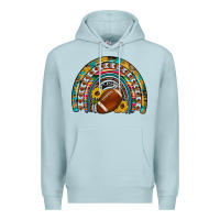 Blue Mist football rainbow Premium Hoodie - Artiststas