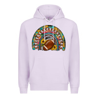 Lilac football rainbow Premium Hoodie - Artiststas