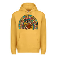 Mustard football rainbow Premium Hoodie - Artiststas