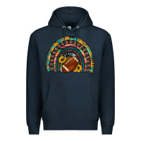 Navy football rainbow Premium Hoodie - Artiststas