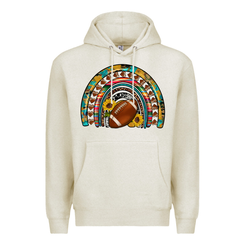 Football Rainbow Premium Hoodie by Artiststas | Teevron