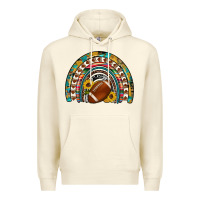Sandshell football rainbow Premium Hoodie - Artiststas