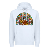White football rainbow Premium Hoodie - Artiststas