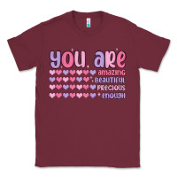 Burgundy you are valentine Classic Tee - MaliasSmallBusiness