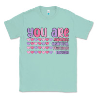 Seafoam you are valentine Classic Tee - MaliasSmallBusiness