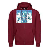 Burgundy in my boy mom era Zipper Hoodie - MaliasSmallBusiness