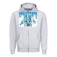 Heather Grey in my boy mom era Zipper Hoodie - MaliasSmallBusiness
