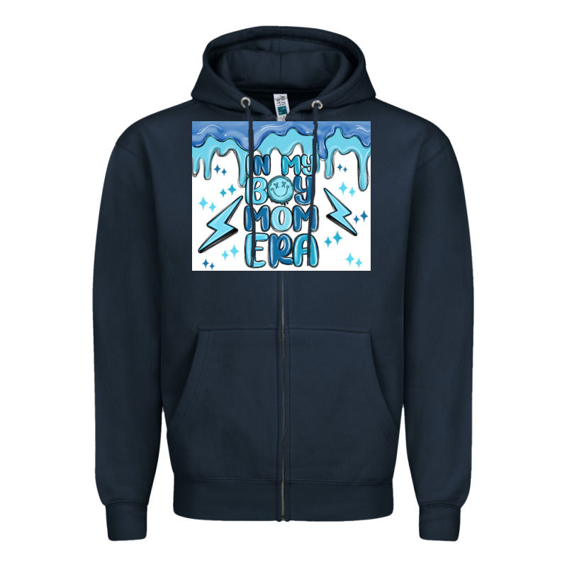 In My Boy Mom Era Zipper Hoodie by MaliasSmallBusiness | Teevron