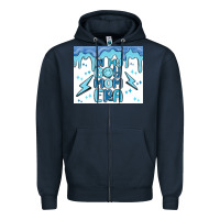 Navy in my boy mom era Zipper Hoodie - MaliasSmallBusiness