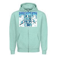 Seafoam in my boy mom era Zipper Hoodie - MaliasSmallBusiness