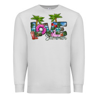 Dove Grey love summer Premium Sweatshirt - SublimationCraftShop