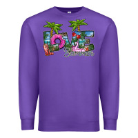 Purple love summer Premium Sweatshirt - SublimationCraftShop