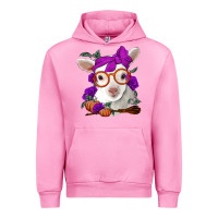 Fuchsia Pink Cute baby lamb halloween Urban Hoodie - Jasminsmagicworld