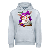 Heather Grey Cute baby lamb halloween Urban Hoodie - Jasminsmagicworld
