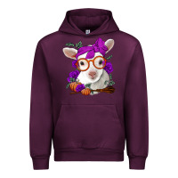 Mauve Wine Cute baby lamb halloween Urban Hoodie - Jasminsmagicworld