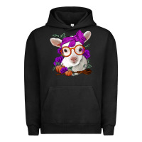 Pigment Black Cute baby lamb halloween Urban Hoodie - Jasminsmagicworld