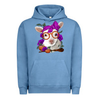 Pigment Pebble Blue Cute baby lamb halloween Urban Hoodie - Jasminsmagicworld