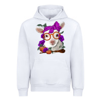 White Cute baby lamb halloween Urban Hoodie - Jasminsmagicworld