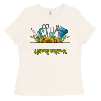 Bone customize nail tools with sunflower Ladies Tee - BarkalooDesign
