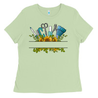 Matcha customize nail tools with sunflower Ladies Tee - BarkalooDesign