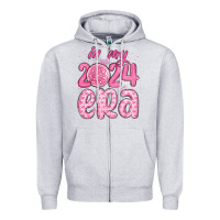 Heather Grey in my 2024 era Zipper Hoodie - MaliasSmallBusiness