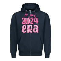 Navy in my 2024 era Zipper Hoodie - MaliasSmallBusiness