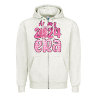 Oatmeal Heather in my 2024 era Zipper Hoodie - MaliasSmallBusiness