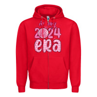Red in my 2024 era Zipper Hoodie - MaliasSmallBusiness