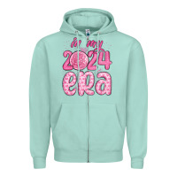 Seafoam in my 2024 era Zipper Hoodie - MaliasSmallBusiness