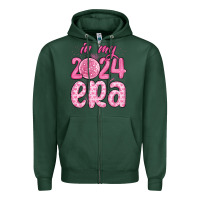 Sports Green in my 2024 era Zipper Hoodie - MaliasSmallBusiness