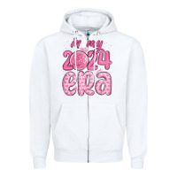 White in my 2024 era Zipper Hoodie - MaliasSmallBusiness