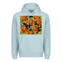 Blue Mist basketball tumbler Premium Hoodie - Artiststas