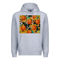 Heather Grey basketball tumbler Premium Hoodie - Artiststas