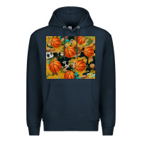 Navy basketball tumbler Premium Hoodie - Artiststas